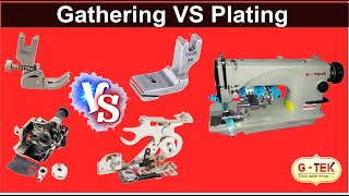 Comparison Between Gathering And Pleating , Sewing Machine Foot and Attachments