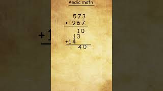 Vedic Maths Addition Trick #vedicmaths #shorts #youtubeshorts  #addiction ‎@mentalmaths7701