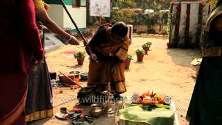 Traditional ritual of Pongal