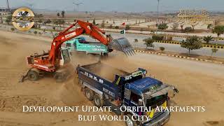 Alhamdulilah - Development in Full Swing @ Orbital Apartments site, Blue World City.