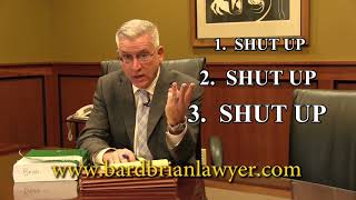 HOW TO HANDLE BEING ARRESTED (BARD BRIAN)