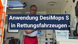 Anwendung DesiMops S für Rettungsfahrzeuge