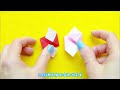 diy【フィジット折り紙】マジックスパイラルキューブの作り方♪　変形折り紙　遊べる折り紙　how to make magicspiral cube origami