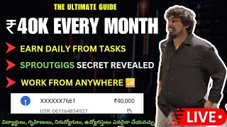 SproutGigs Tutorial : Create Profile, Complete Tasks and Withdraw Earnings| OkaySai |Work Frome Home