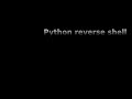 python reverse shell