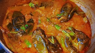 ଗୋଟା ବାଇଗଣ  ମସଲା/बैंगन  कि सबजी/BRINJAL  MASALA