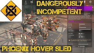 Crossout Phoenix Hover Sled 1/2 battle report.