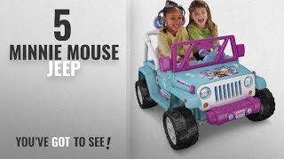 Top 10 Minnie Mouse Jeep [2018]: Power Wheels Disney Frozen Jeep Wrangler