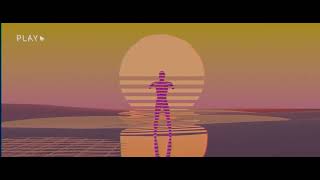 Meditate to Synthwave | 3D Moving Meditation Submission