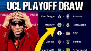 Man City vs.  Real Madrid! -  Champions League Playoff Draw Reaction!