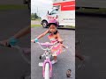 Dad pranks cute kid on a bike 👧🚲❤️😂#shorts #funny #comedy #cycling #kid #dad #bicycle #fun #trending