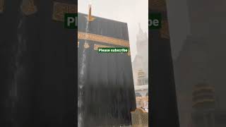 heavy rain in makkah#rain in makkah today#barish at khana e  kaba #  makkah live rain #short #viral