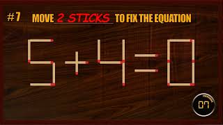 Matchstick Puzzle | Matchstick Logic Puzzles | Matchstick Tricks#BrainGames #MatchstickChallenge