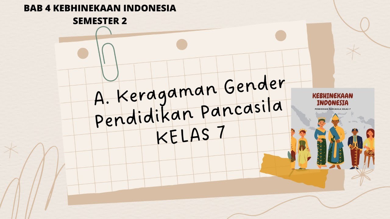 Pendidikan Pancasila Kelas 7 BAB 4 || A. Keragaman Gender - Kebhinekaan ...