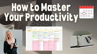 🗓How I Organize My Calendar | Task Batching, Productivity & Less Stress