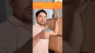 Bina Handle Ka Drawer Kaise Banaye|Handle Less Drawer #home