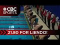 Josh Liendo swims to 50m freestyle gold at 2023 Canadian Swimming Trials | CBC Sports