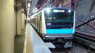 E233系1000番台宮サイ134編成 JR京浜東北線各駅停車大宮行き 日暮里駅発車