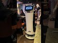 robot waiters at cosmo restaurant at reading uk