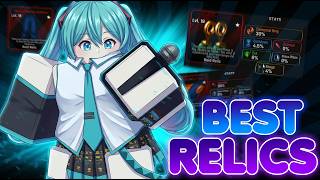 BEST BUFF BUILD! Virtual Idol Relics in Universal Tower Defense X