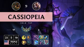 Cassiopeia Top vs Quinn - NA Challenger Patch 14.13