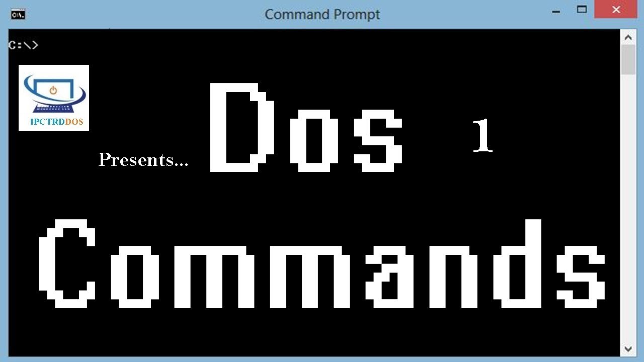 Basic Dos Commands -1- How To Create Dir In DOS. - YouTube