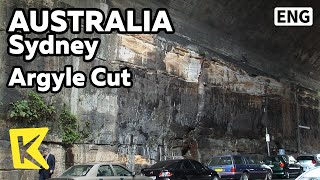 【K】Australia Travel-Sydney[호주 여행-시드니]죄수들이 깎은 바위, 아가일 컷/Argyle Cut/Rock/Prisoner