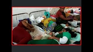 Three mothers with their new-born babies share single bed at a government hospital in Visakhapatnam