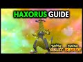 HOW TO GET HAXORUS ON POKEMON SCARLET AND VIOLET