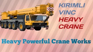 The Most powerful crane# KIRIMLI VINC LIEBHERR 444 9 008 #Heavy Lifting crane #