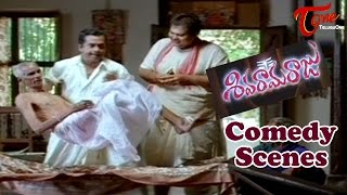 Siva Rama Raju Comedy Scenes | Back to Back | Jagapathi Babu | Venkat | Sivaji - NavvulaTV