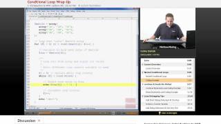 "Nested Conditional Loops" | PHP with Educator.com
