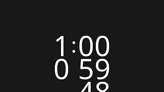 1 Minute Countup Timer