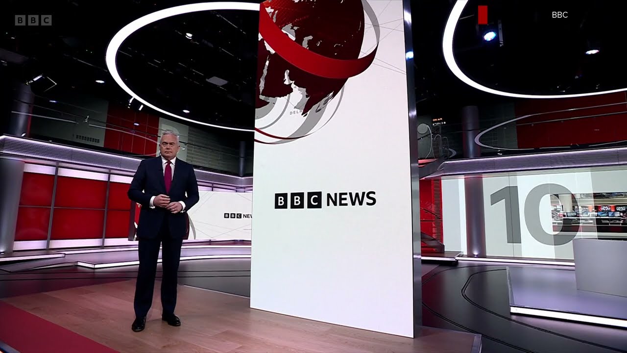 'BBC News At Ten' New Set Debut June 13, 2022 Supercut - YouTube