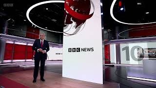 'BBC News at Ten' new set debut June 13, 2022 supercut