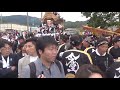 平成30年 南別井 水分神社 宮入 河南町だんじり祭