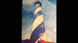 St. Augustine Lighthouse Time-lapse Speedpainting | Art By Lindsay