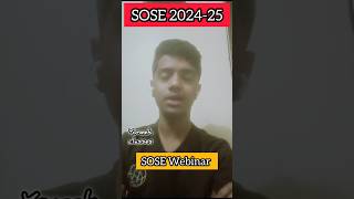 #sose #soseclass11 #class9entranceexam #soseentranceexam #soseupdate #sosewebinar2024 #soselatestnew