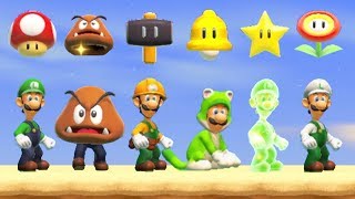 Super Mario Maker 2 - All Luigi Power-Ups