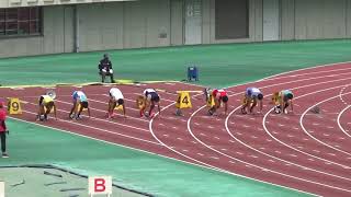 2020年埼玉県陸上競技選手権大会　男子100m予選５組　設楽、関口、森田