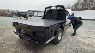 NC Trailers: Bed Rock Truck Bed Install on Chevrolet 3500HD