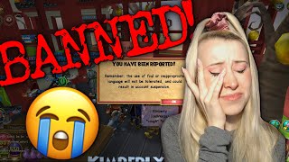 I GOT BANNED ON WIZARD101 | STORYTIME