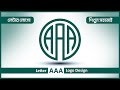 Letter AAA Logo design || Easy way to create letter AAA logo || Adobe illustrator tutorial