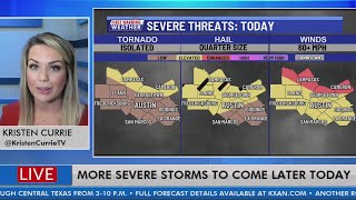 Another round of severe storms expected later today