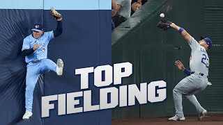 Top Fielding Plays 😱 (Crazy throws, diving catches AND MORE!)