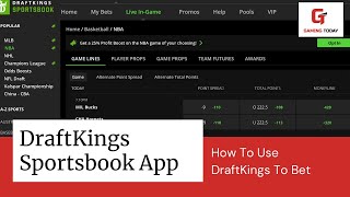 How To Use The DraftKings Sportsbook App In No Time - From Gaming Today