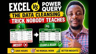Stop Cleaning Data Manually! Here is how to clean data using Excel & Power Query