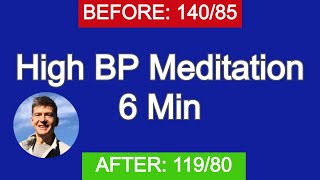 Meditation to lower blood pressure | Blood pressure meditation 6 Min
