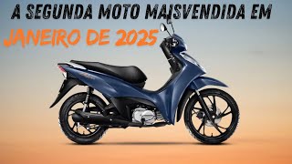 A SEGUNDA MOTO MAIS VENDIDA EM JANEIRO DE 2025 - NOVA HONDA BIZ EX