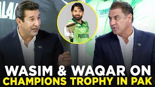 #WasimAkram \u0026 #WaqarYounis Share Their Thoughts on the Champions Trophy Happening in Pakistan | ZA1A